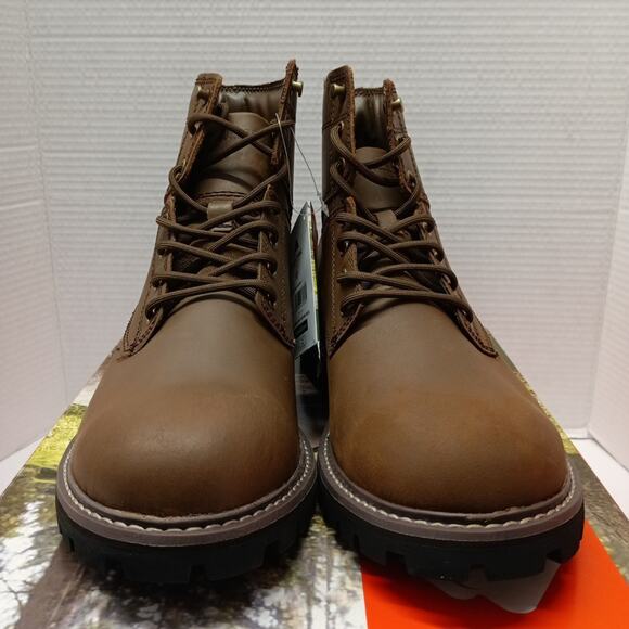 Ozark Trail Mens Mountain Hiking Boots Size 10 Brown Leather - Picture 2 of 8